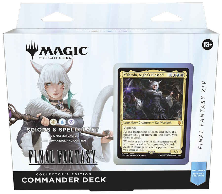 FINAL FANTASY Commander Deck - FINAL FANTASY XIV Scions & Spellcraft (Collector's Edition) - Commander: FINAL FANTASY (FIC) FINAL FANTASY Commander Deck - FINAL FANTASY XIV Scions & Spellcraft (Collector's Edition) - Commander: FINAL FANTASY (FIC)