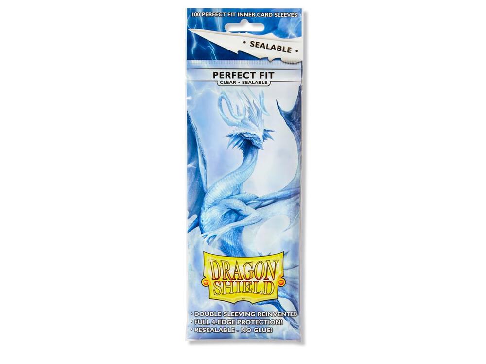 Dragon Shield Sleeves: Perfect Sealable - Clear 100CT