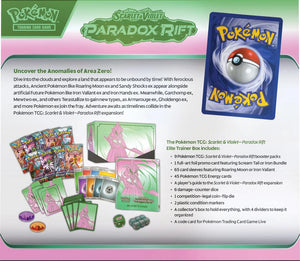 Paradox Rift [SV04] - Elite Trainer Box [Iron Valiant]