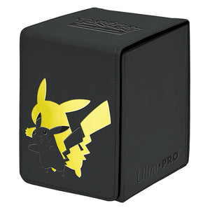 UltraPro Deckbox: Alcove Flip 100+ Pokemon- Elite Series Pikachu
