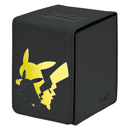 UltraPro Deckbox: Alcove Flip 100+ Pokemon- Elite Series Pikachu