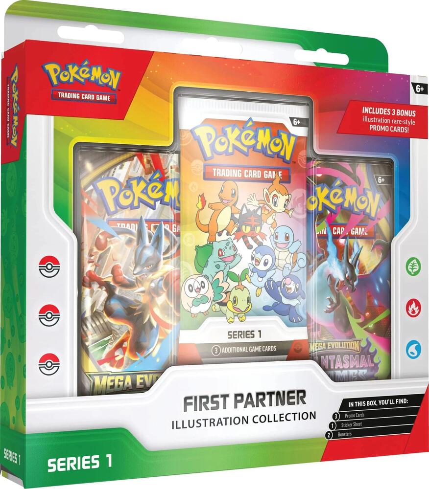 Pokemon TCG: Mega Evolution: MCAP - First Partner Booster Collection