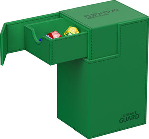 Ultimate Guard Flip`n`Tray 80+ Monocolor Green