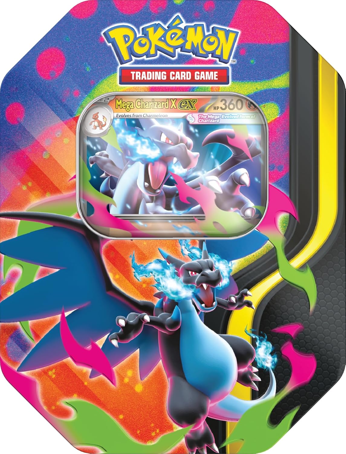Pokemon Mega Charizard X Tin