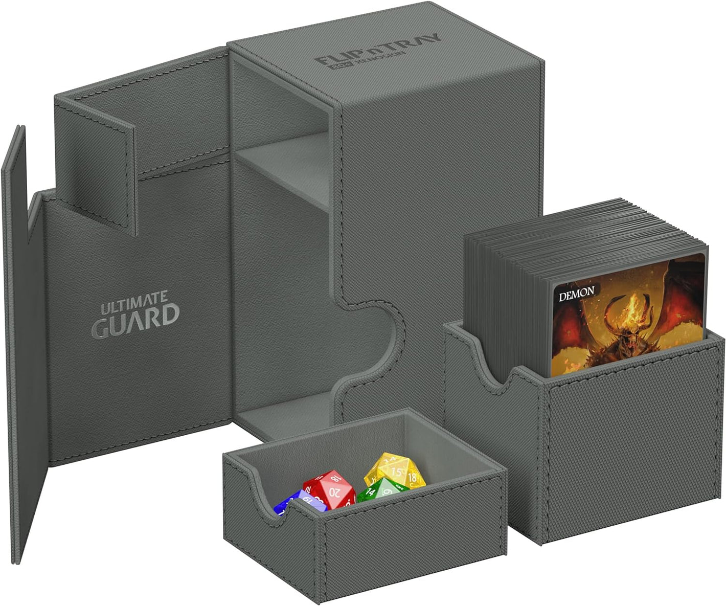 Ultimate Guard Flip`n`Tray 80+ Monocolor Grey