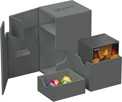 Ultimate Guard Flip`n`Tray 80+ Monocolor Grey