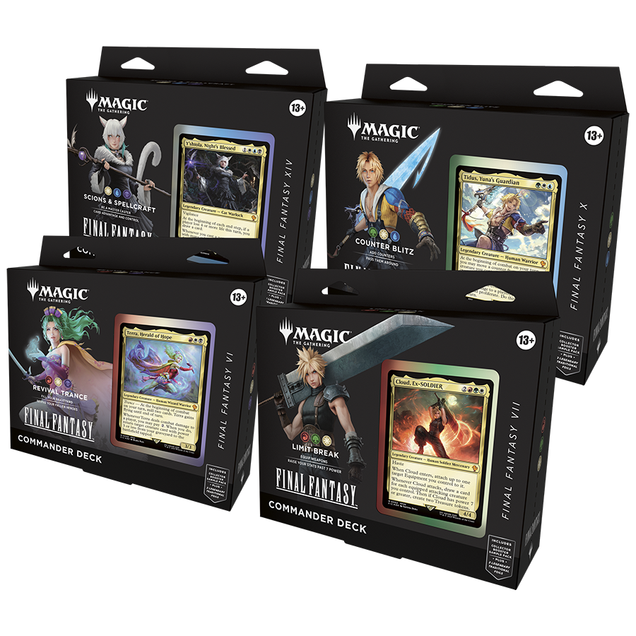 Final Fantasy [FIN] Commander Deck Set (4ct) (Pre-Order)