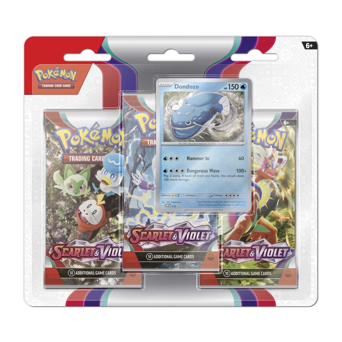 Scarlet & Violet [SV01] - Three Pack Blister & Arcanine Promo