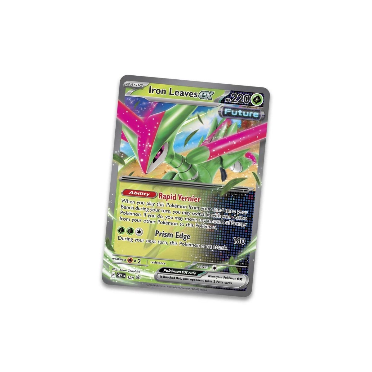 iron leaves ex pokemon card value Pokemon Paradox Clash Tin (Iron Leaves Ex)
