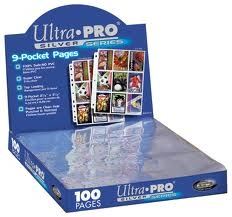 Ultrapro Silver 9-Pocket Pages (100 Ct)