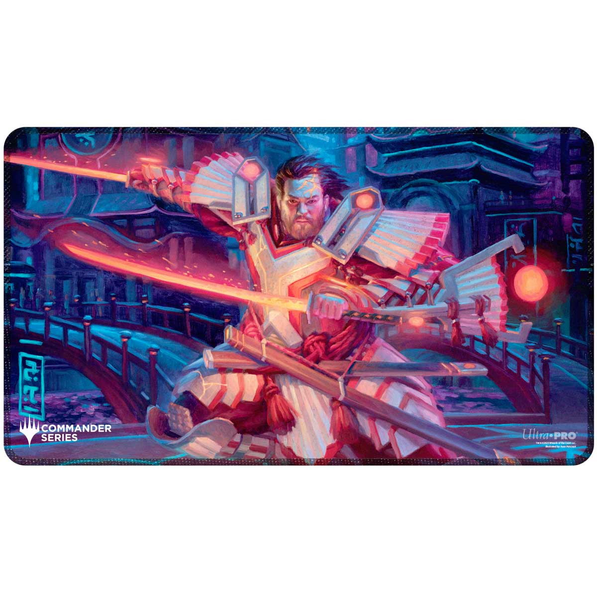 UltraPro Stitched Playmat - MTG Commander - Isshin
