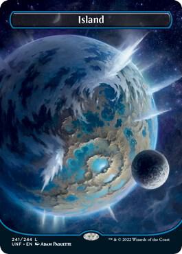Island (#241) - Unfinity(UNF) - Planetary Foil