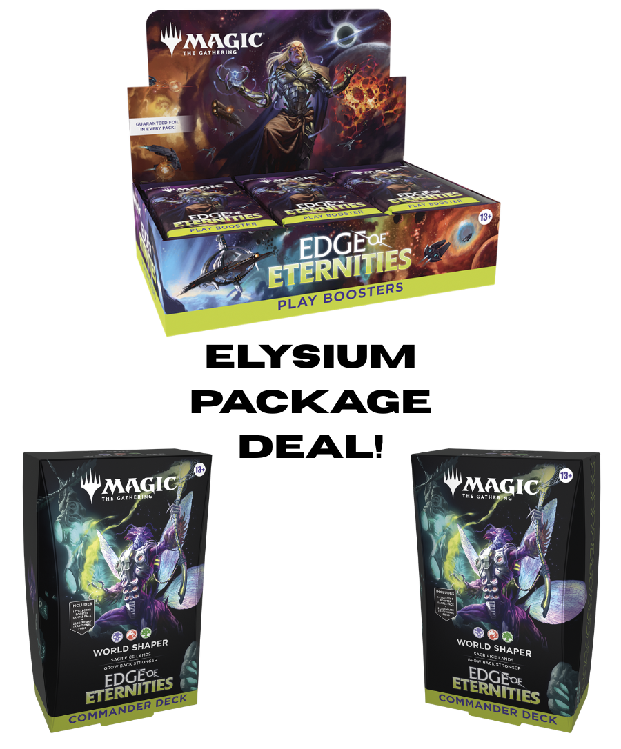 [Elysuim Package] Edge of Eternities [EOE] - Set of 2 Commander Decks, Play Booster (Pre-Order)