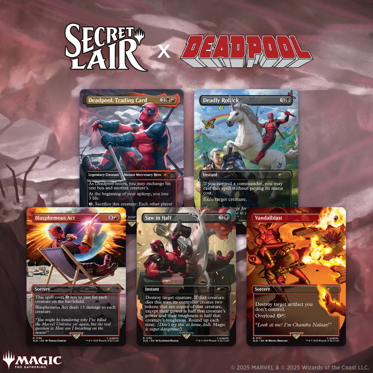 Marvel Deadpool - Regular (Non-Foil) Edition - Secret Lair Drop Series
