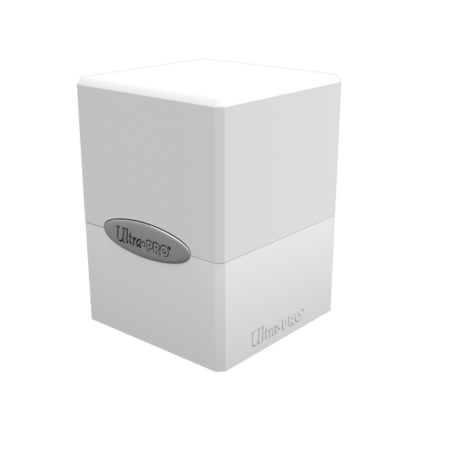 Ultra Pro Cube Satin Deck Box - Arctic White