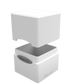 Ultra Pro Cube Satin Deck Box - Arctic White